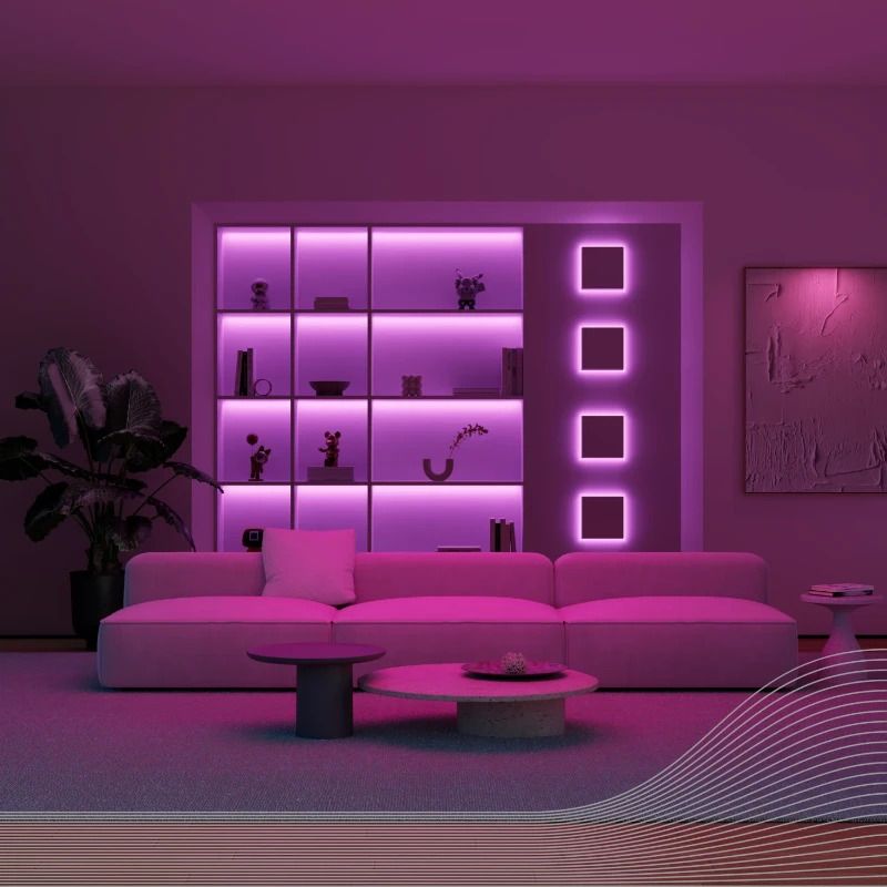 Calex Smart LED Strip 2m | 12W 300Lm 2700K/6500K RGBIC | IP20