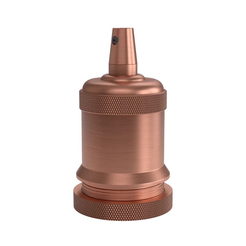 Calex E27 Lamphouder | Max 60W | Peak Model | Aluminium Mat Koper