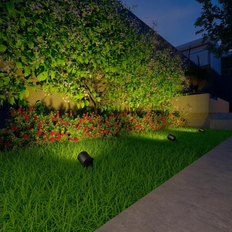 Calex 3X Smart Buiten Tuinspot | 9W RGB CCT 400Lm |24V 830/865 | IP44 | Multipack