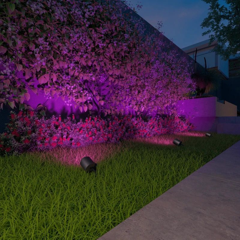 Calex 3X Smart Buiten Tuinspot | 9W RGB CCT 400Lm |24V 830/865 | IP44 | Multipack