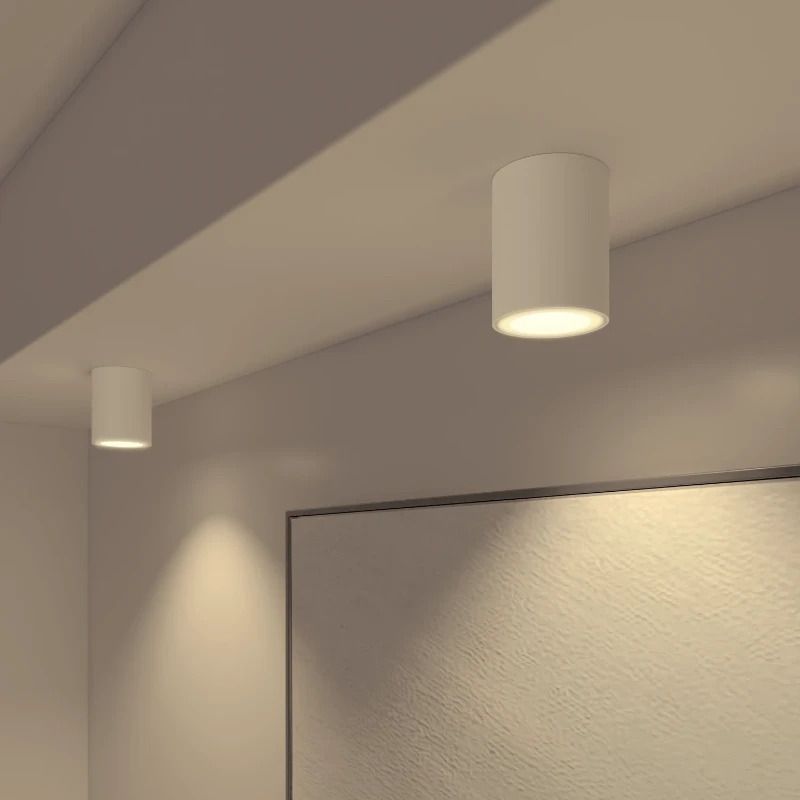 Calex Smart Opbouwspot Halo | 500Lm 2700K/6500K | 827/865 RGB | Dimbaar | IP20 | Wit