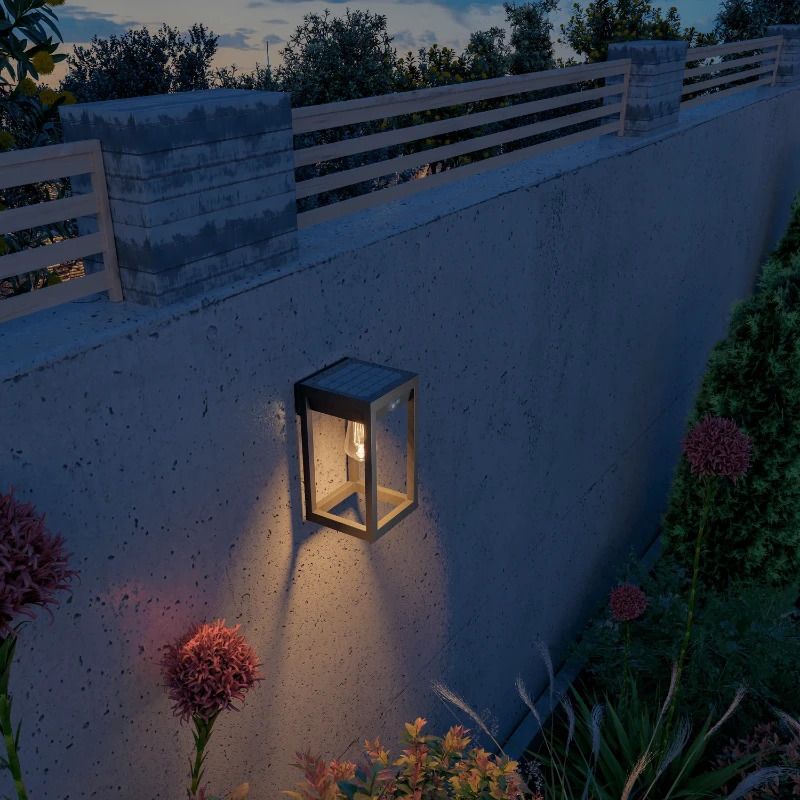 Calex Smart Wandlamp | 250Lm 3000K/6500K | 830/865 | Solar | Zwart