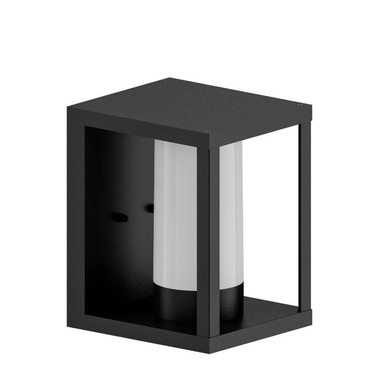 Calex Buiten Smart Wandlamp | 380Lm 2700K/6500K | 827/865 RGB | Dimbaar | IP54 | Zwart