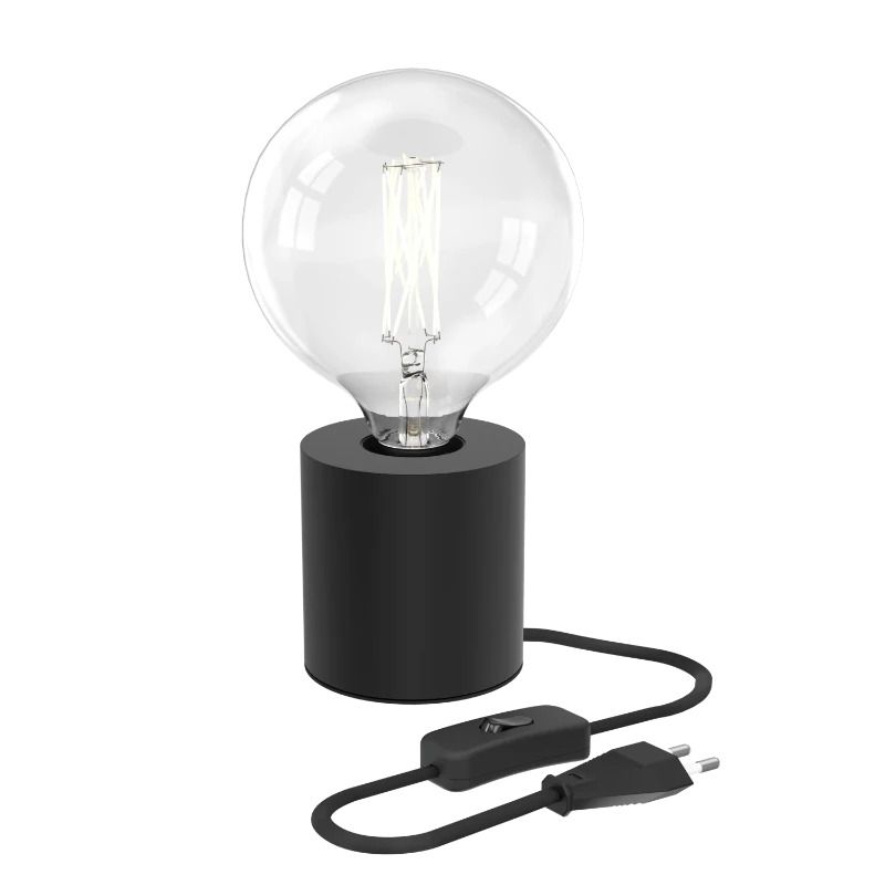Calex Tafellamp | 1x E27 Max 60W | Staal Zwart