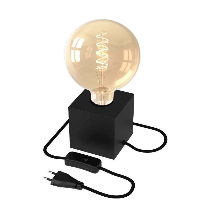 Calex Tafellamp | 1x E27 Max 40W | Staal Zwart