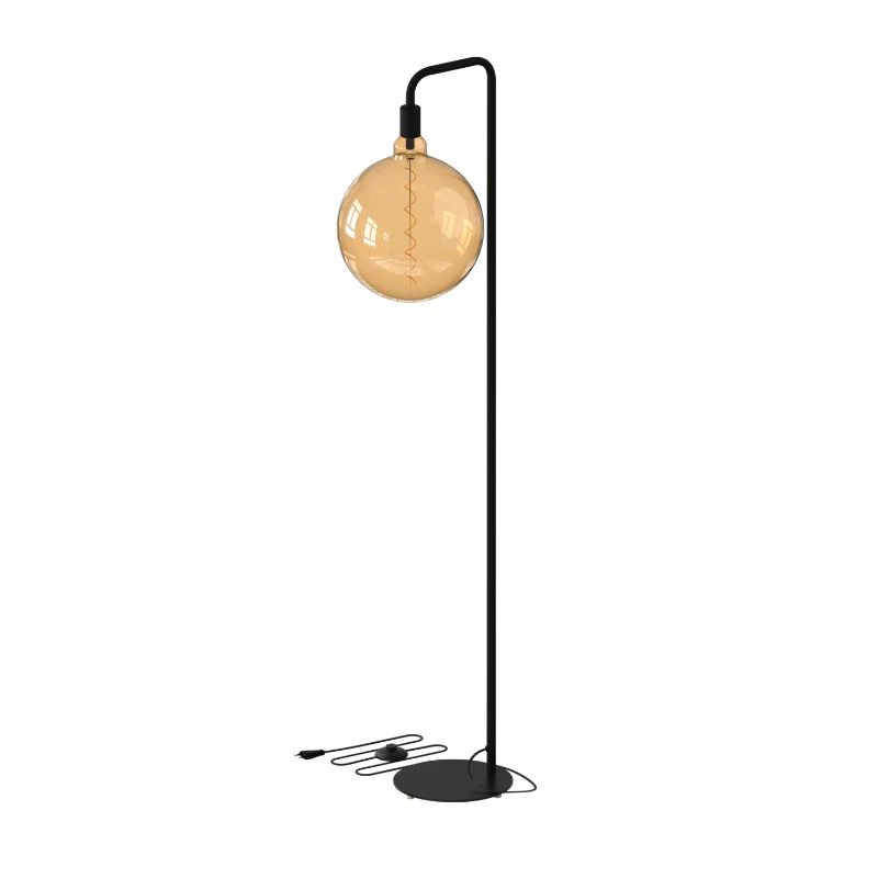 Calex U-Line Vloerlamp | 1x E27 Max 60W | Zwart Metaal