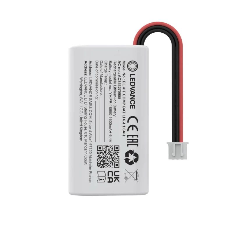 Ledvance Elektrisch Onderdeel | EMERGENCY KIT COMPACT BATTERY BAT LI 6.4 1.6AH