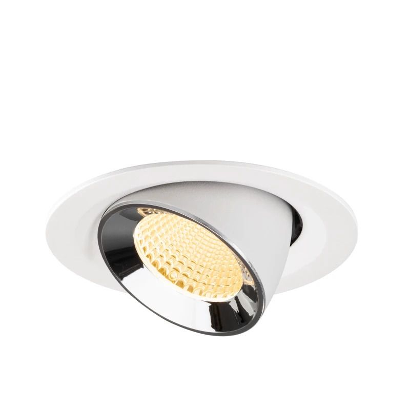 SLV LED Inbouwarmatuur Ø120mm | 12W 3000K 1800lm 930 IP20 | DALI | NUMINOS