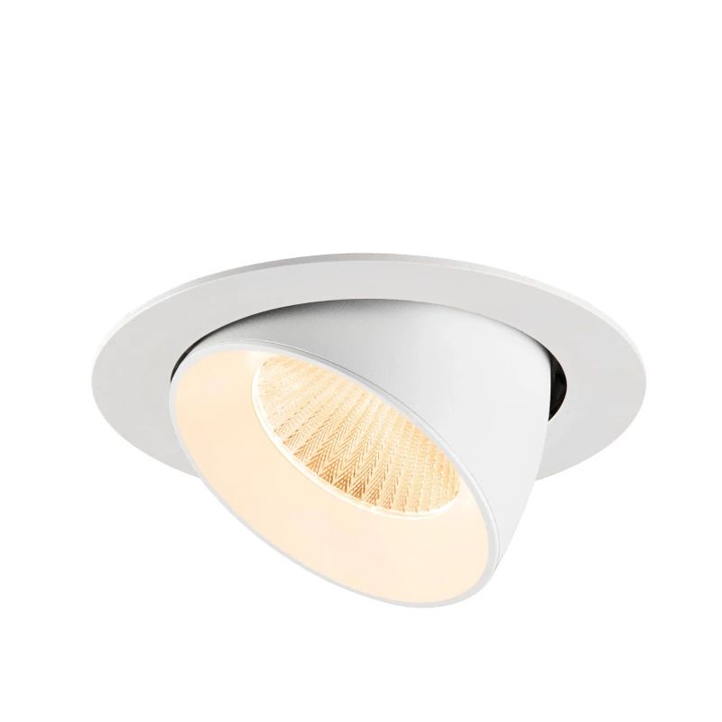 SLV LED Inbouwarmatuur Ø175mm | 24W 2700K 3500lm 927 IP20 | DALI | NUMINOS