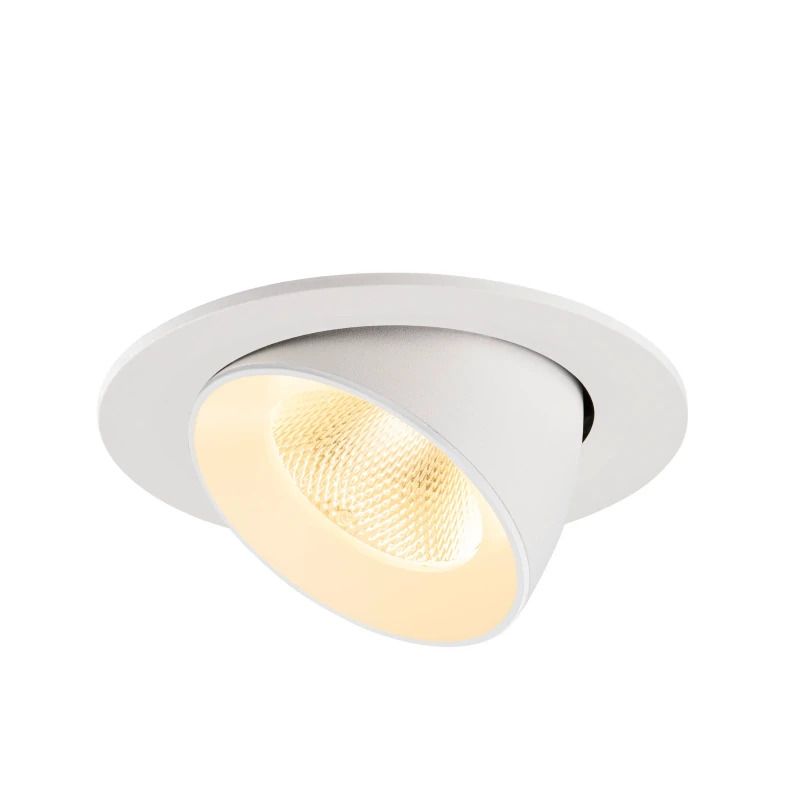 SLV LED Inbouwarmatuur Ø145mm | 17W 3000K 2500lm 930 IP20 | DALI | NUMINOS
