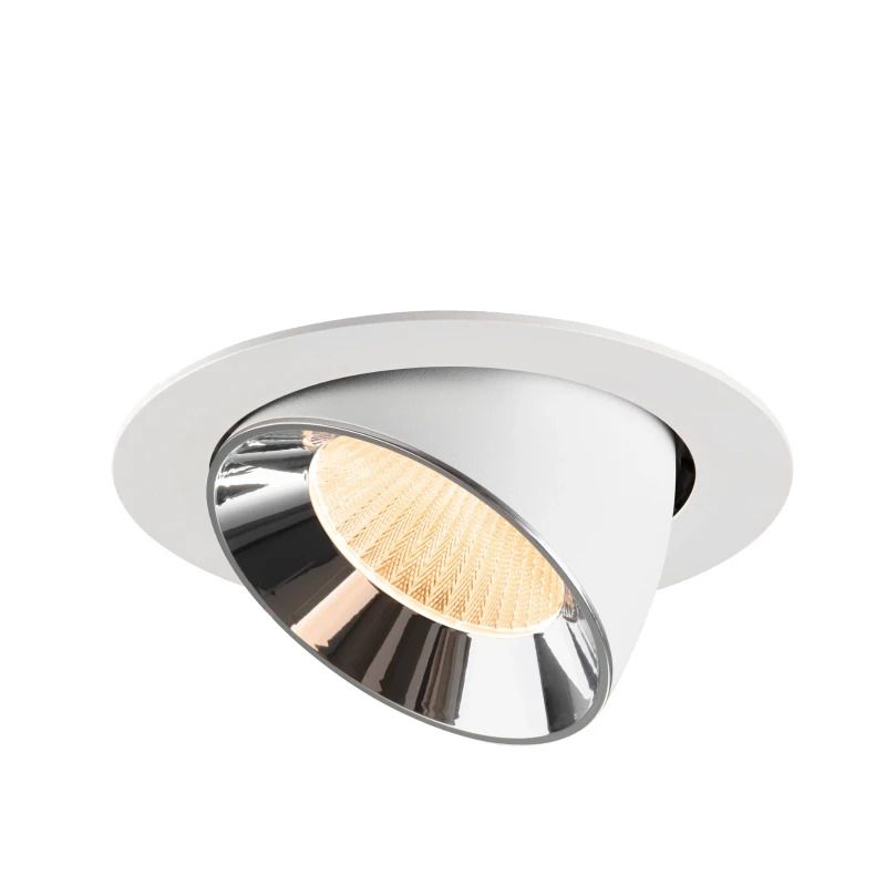 SLV LED Inbouwarmatuur Ø175mm | 24W 2700K 3500lm 927 IP20 | DALI | NUMINOS