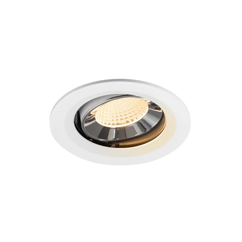 SLV LED Inbouwarmatuur Ø120mm | 12W 3000K 1800lm 930 IP20 | DALI | NUMINOS