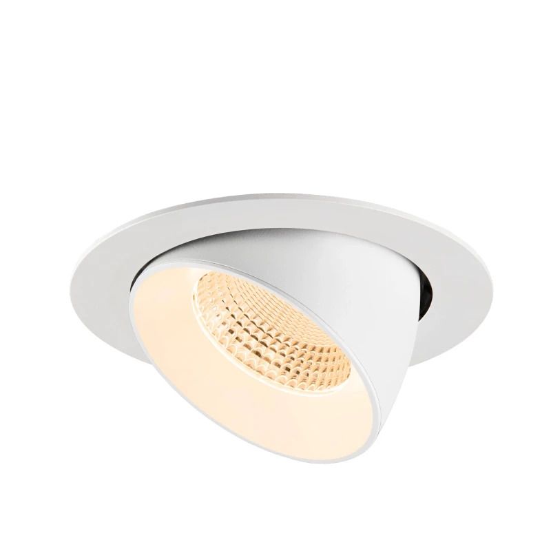 SLV LED Inbouwarmatuur Ø175mm | 24W 2700K 3500lm 927 IP20 | DALI | NUMINOS