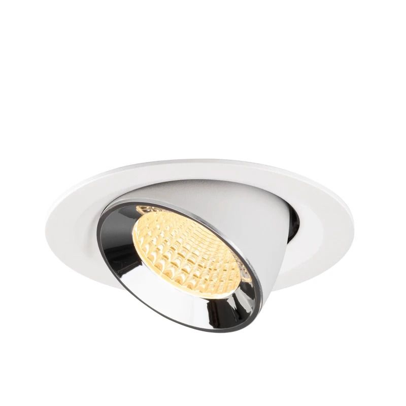 SLV LED Inbouwarmatuur Ø120mm | 12W 3000K 1800lm 930 IP20 | DALI | NUMINOS