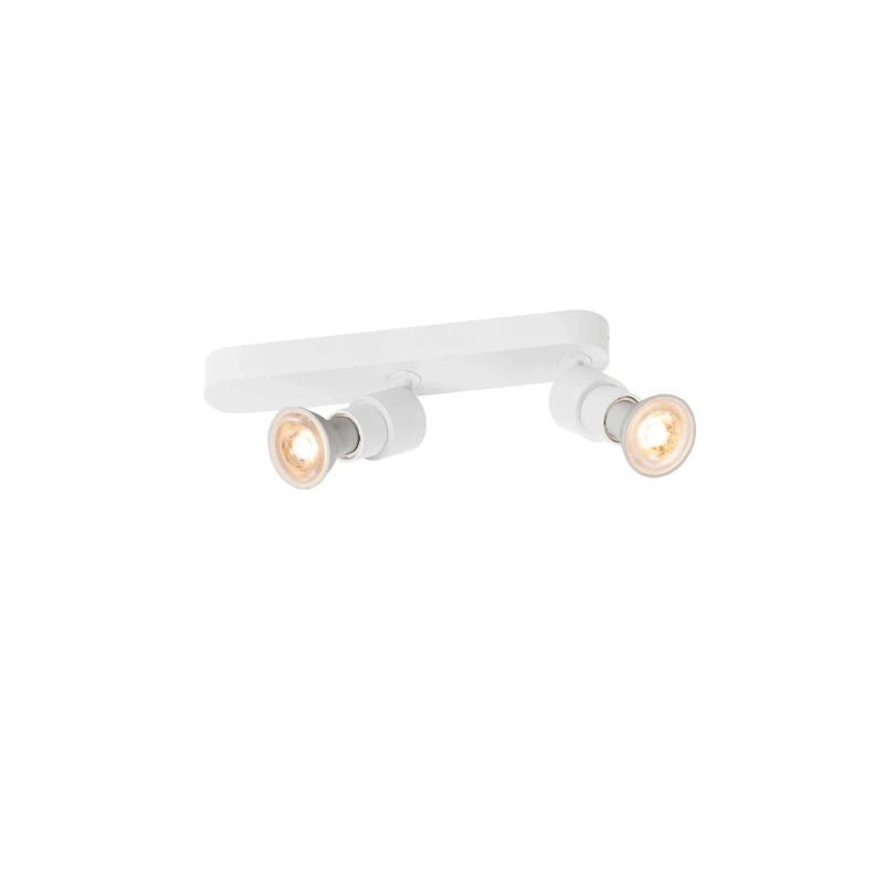 SLV LED Plafond- Wandlamp | 2X GU10 Max 6W | IP20 Dimbaar | PURI 2.0