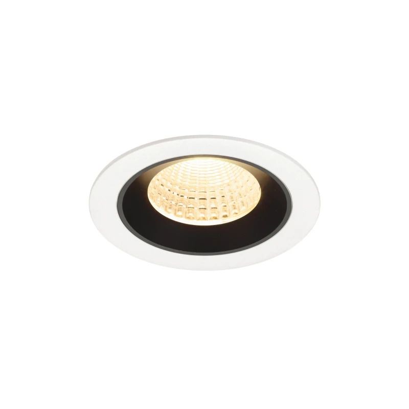 SLV LED Inbouwarmatuur Ø90mm | 12W 3000K 1800lm 930 IP20 | DALI | NUMINOS