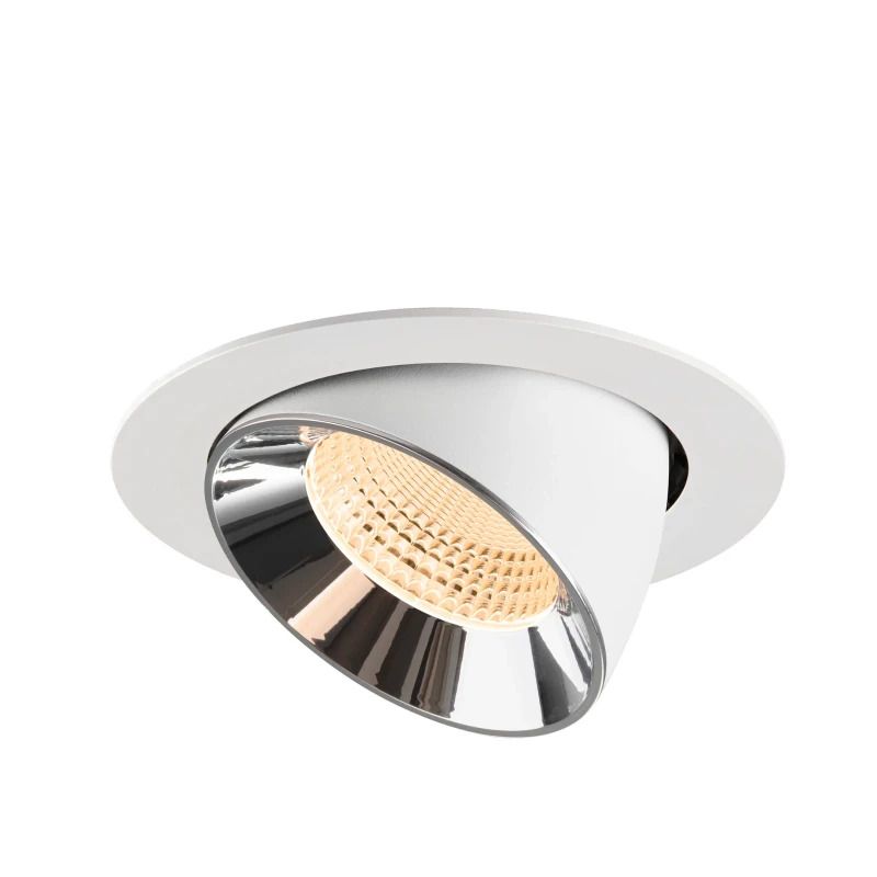 SLV LED Inbouwarmatuur Ø175mm | 24W 2700K 3500lm 927 IP20 | DALI | NUMINOS
