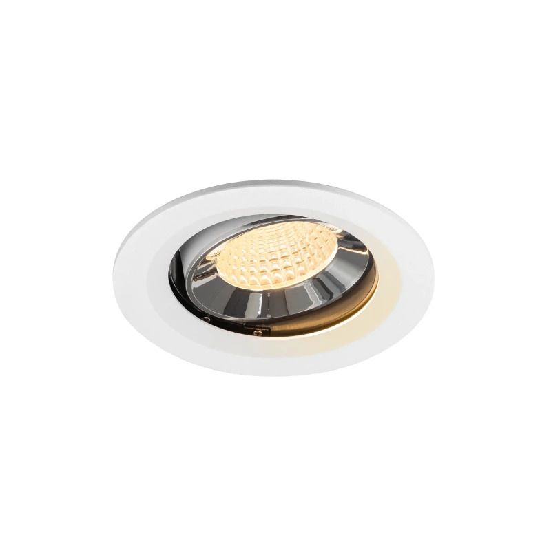 SLV LED Inbouwarmatuur Ø120mm | 12W 3000K 1800lm 930 IP20 | DALI | NUMINOS