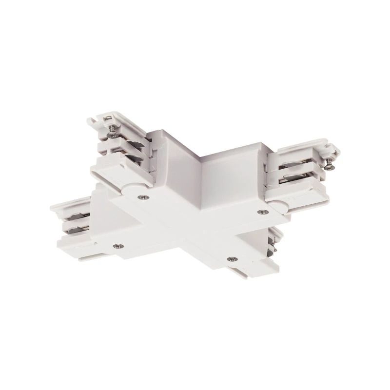 SLV Onderdeel | S-TRACK X-verbinder, PHASE, wit | S-TRACK SYSTEM