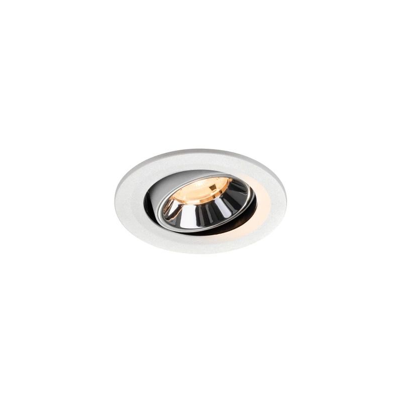 SLV LED Inbouwarmatuur Ø90mm | 6.7W 2700K 1000lm 927 IP20 | DALI | NUMINOS