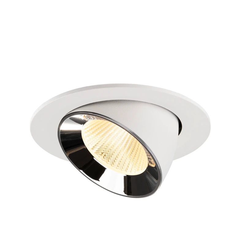 SLV LED Inbouwarmatuur Ø145mm | 17W 3000K 2500lm 930 IP20 | DALI | NUMINOS