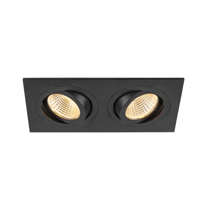 SLV LED Inbouwarmatuur Vierkant | 14W 3000K 640lm 930 IP20 | Dimbaar | NEW TRIA