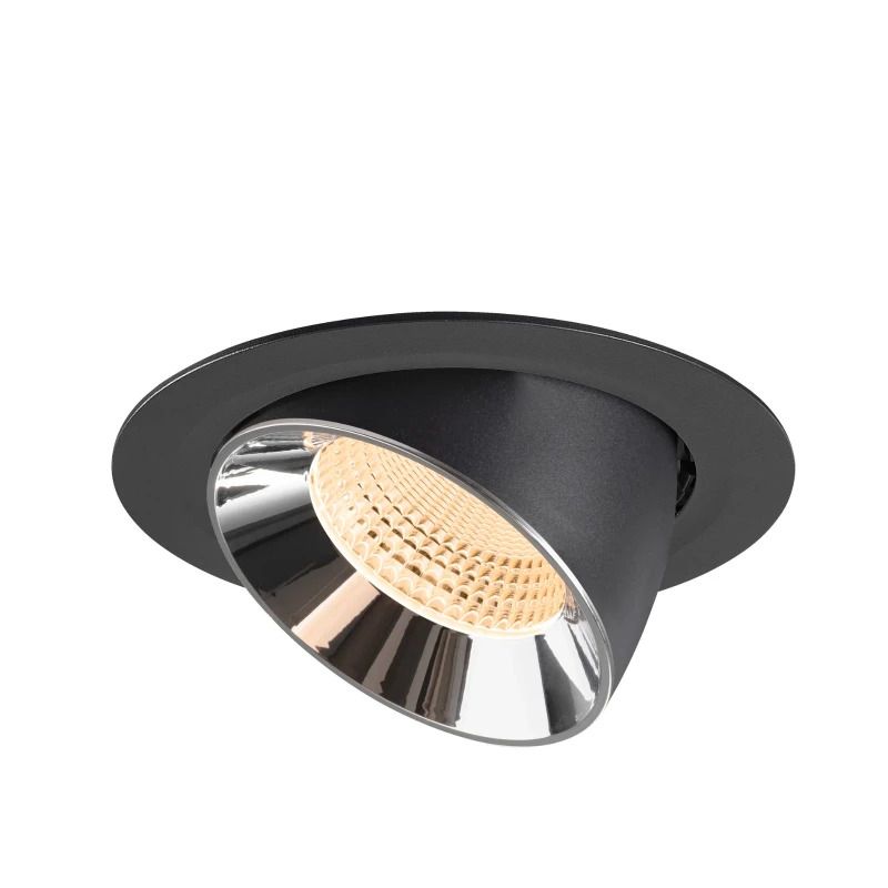 SLV LED Inbouwarmatuur Ø175mm | 24W 2700K 3500lm 927 IP20 | DALI | NUMINOS
