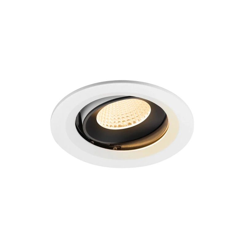 SLV LED Inbouwarmatuur Ø120mm | 12W 3000K 1800lm 930 IP20 | DALI | NUMINOS