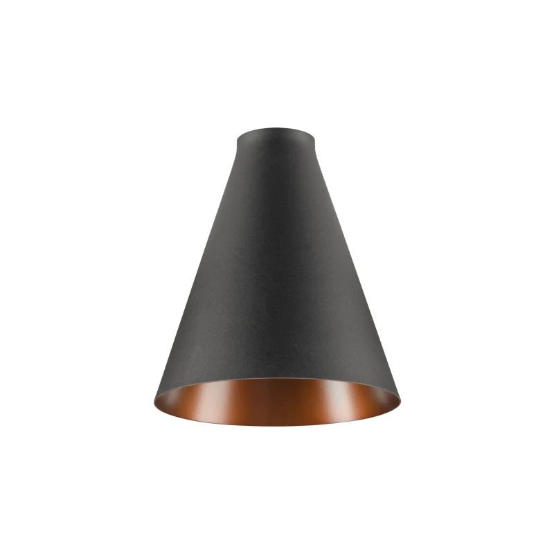 SLV Lampenkap | LALU® CONE 15 | lampenkap | E27 Base | Mix&Match | h: 17 cm | zwart / brons