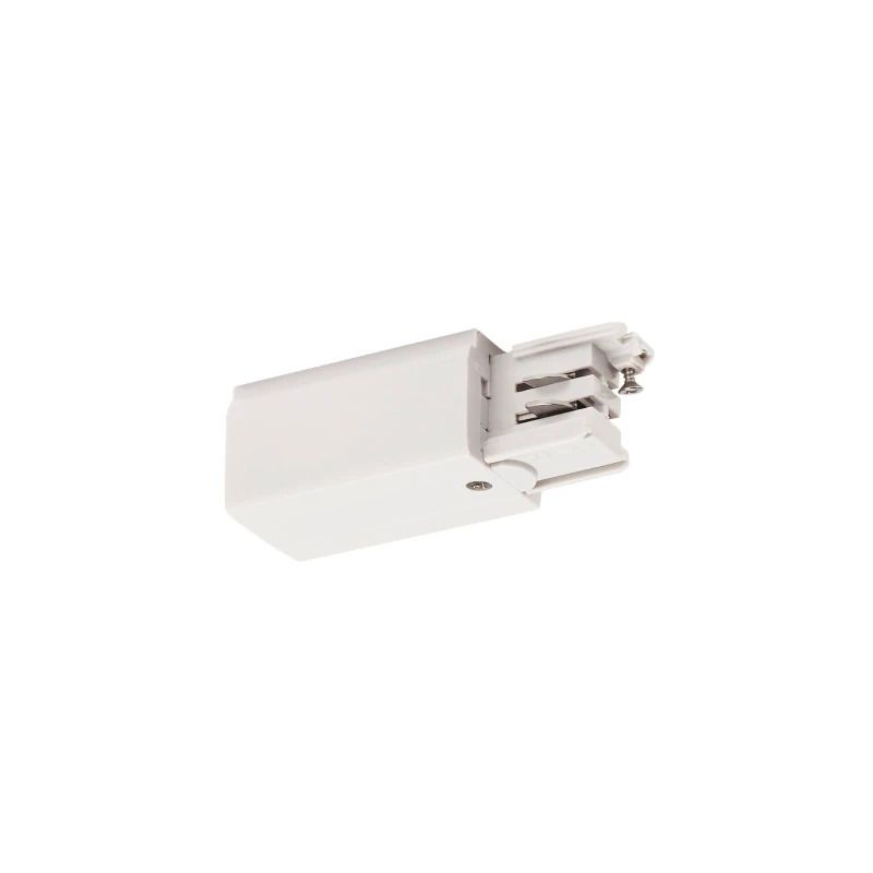 SLV Onderdeel | S-TRACK voeding, links, PHASE, wit | S-TRACK SYSTEM