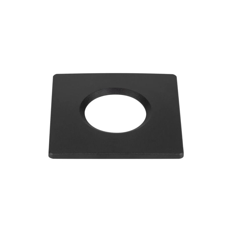 SLV Onderdeel | UNIVERSAL DOWNLIGHT afdekking | voor downlight | IP65 | rechthoekig | zwar