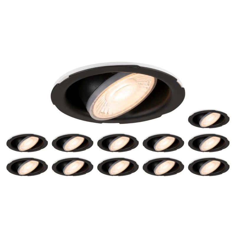 SLV LED Inbouwarmatuur Ø68mm | 7W 2700K/6500K 670lm IP20 | Dimbaar | UNIVERSAL DOWNLIGHT