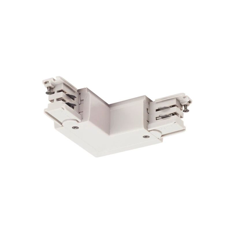 SLV Onderdeel | S-TRACK L-verbinder, aarding buiten, met voedingsmogelijkheid, PHASE, | S-TRACK SYSTEM