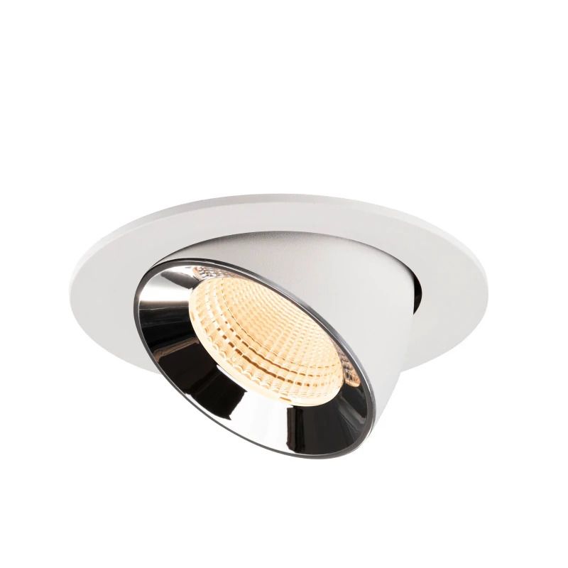 SLV LED Inbouwarmatuur Ø145mm | 17W 2700K 2400lm 927 IP20 | DALI | NUMINOS