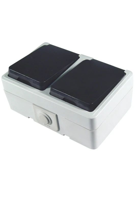 Calex Verlengdoos | 2-voudig | IP44