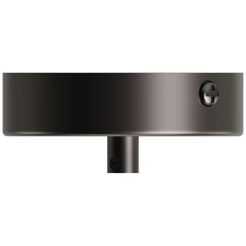 Calex Creations Plafondplaat | 10cm Metaal | 1 Gat | Mat Parel Zwart