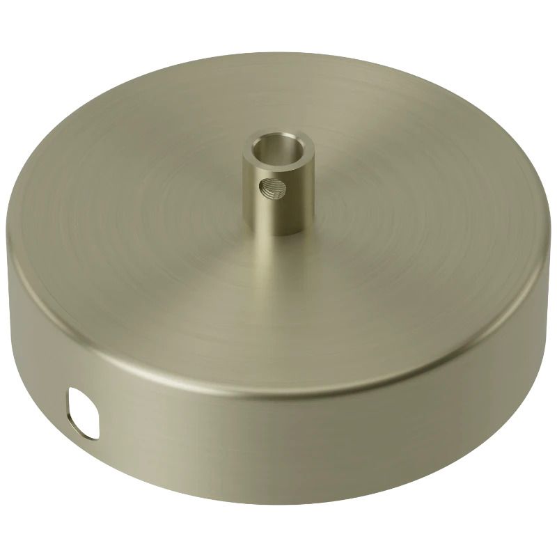 Calex Creations Plafondplaat | 10cm Metaal | 1 Gat | Mat Brons