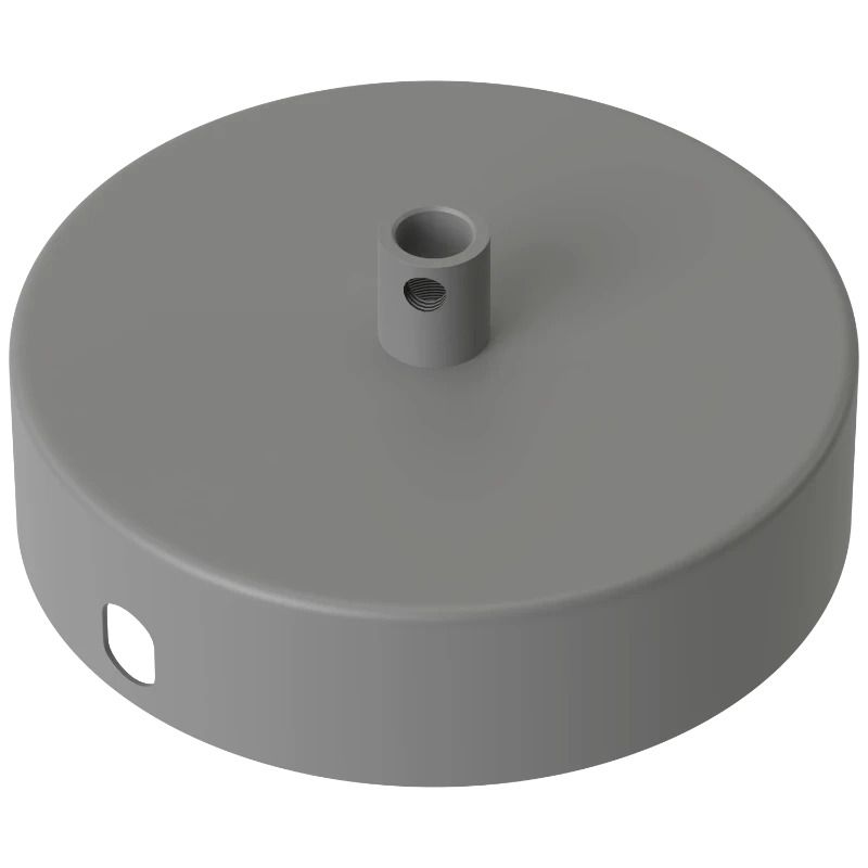 Calex Creations Plafondplaat | 10cm Metaal | 1 Gat | Beton