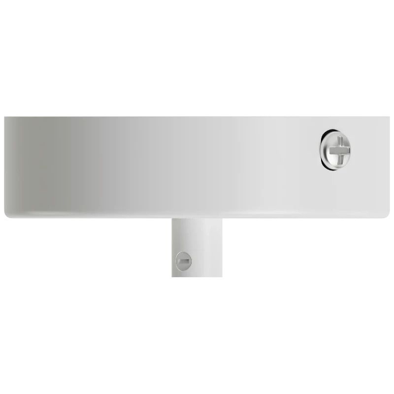 Calex Creations Plafondplaat | 10cm Metaal | 1 Gat | Mat Wit