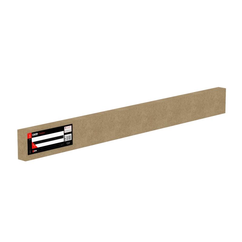 Calex Creations Plafondplaat | 130x10cm Metaal | 5 Gaten | Mat Zwart