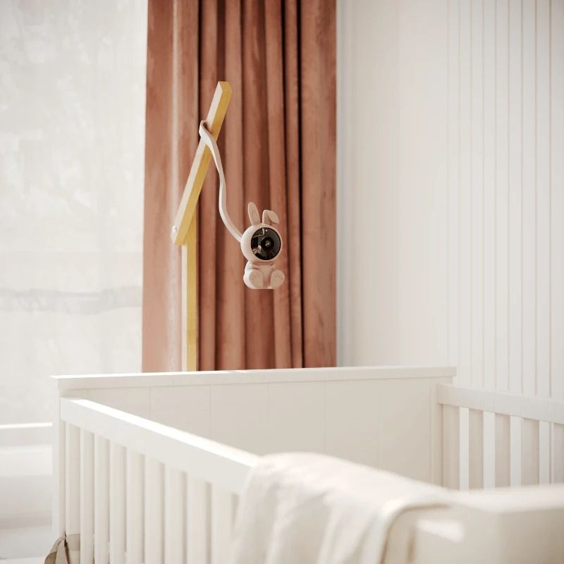 Calex Smart Babycamera | Konijn | 2K | Wifi | App | White Noise