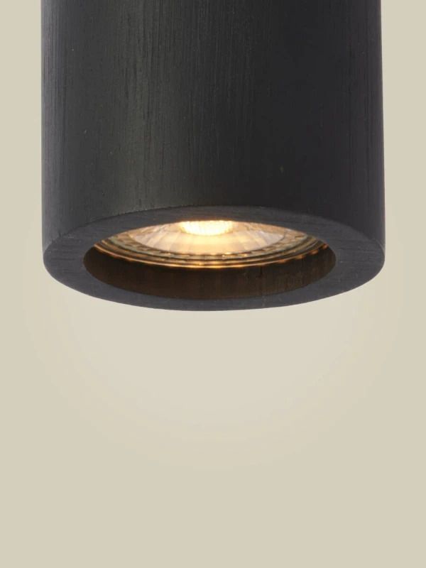 Good&Mojo Java Plafondlamp | 1x GU10 3W | Ø12cm | Zwart