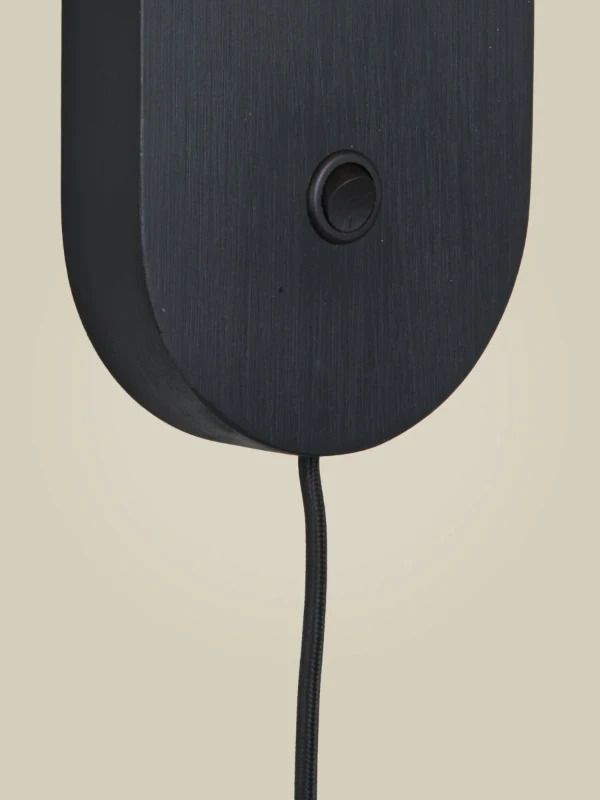 Good&Mojo Java Wandlamp | 1x GU10 3W | Met schakelaar | Zwart