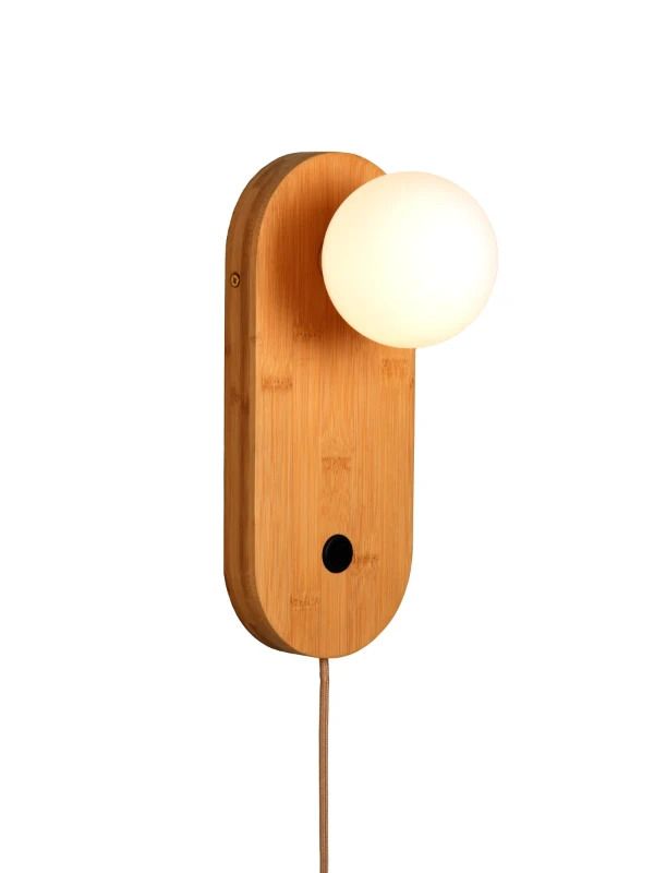 Good&Mojo Java Wandlamp | 1x GU10 3W | Met schakelaar | Naturel