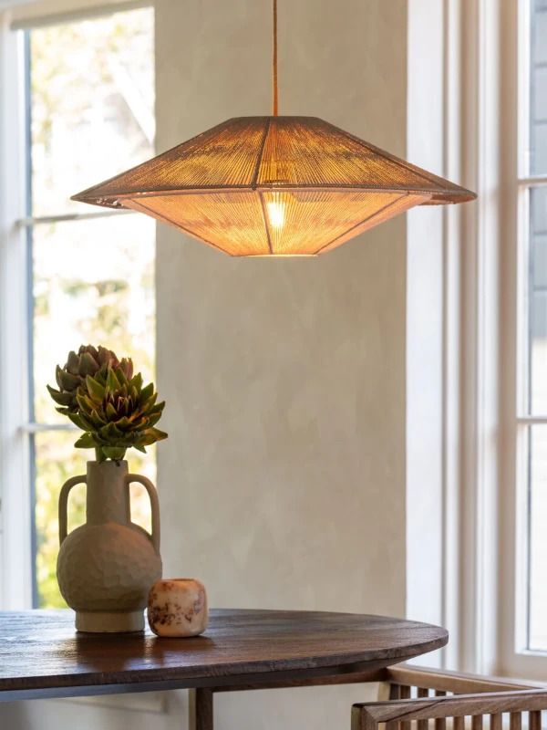 Good&Mojo Lumbini Hanglamp | 1x E27 max. 60W | Ø60cm | Lichtgrijs