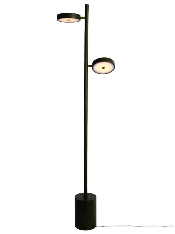 Good&Mojo Okinawa Vloerlamp | 2x LED 4W 3000K | Dimbaar | Groen
