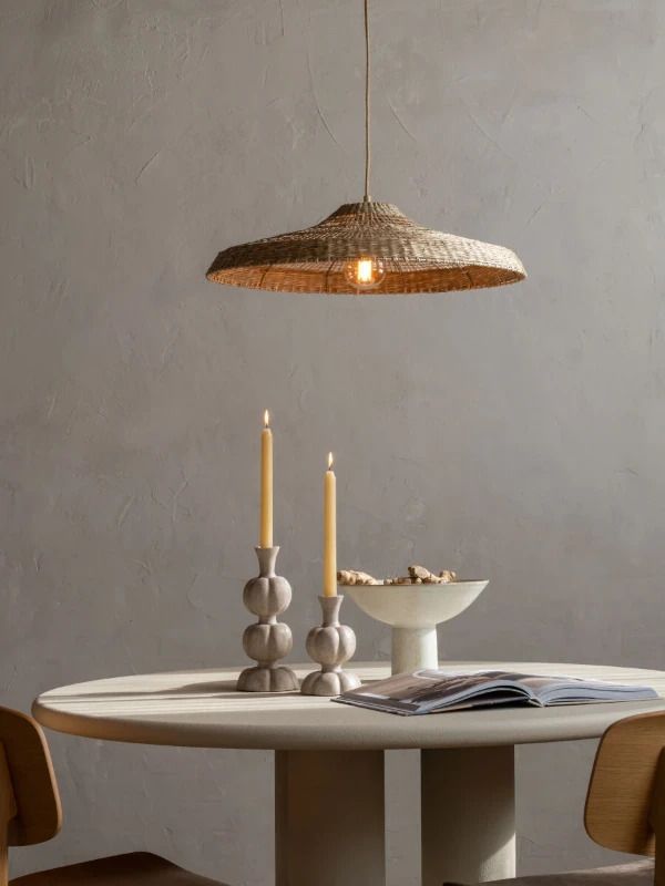 Good&Mojo Santorini Hanglamp | 1x E27 max. 60W | Ø60cm | Naturel
