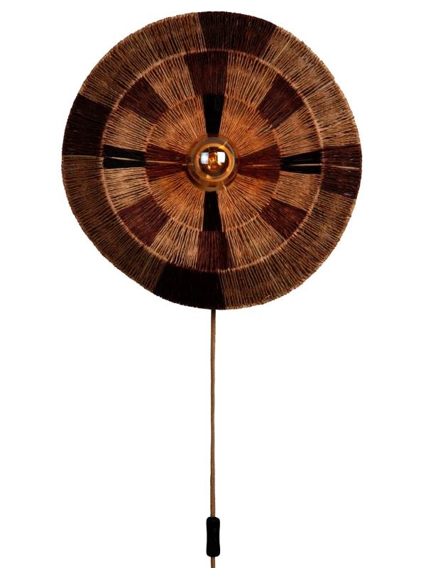 Good&Mojo Serengeti Wandlamp | 1x E27 max. 60W | Ø45cm | Bruin