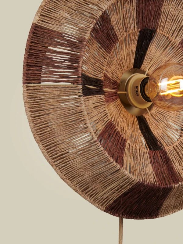 Good&Mojo Serengeti Wandlamp | 1x E27 max. 60W | Ø45cm | Bruin