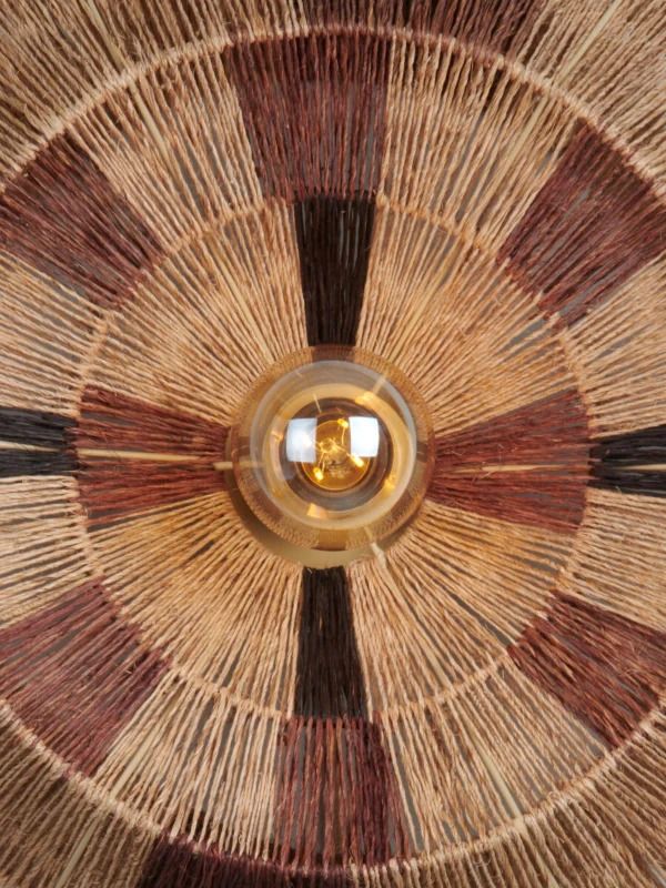 Good&Mojo Serengeti Wandlamp | 1x E27 max. 60W | Ø60cm | Bruin